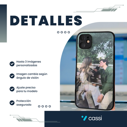 Case 3D Personalizado con Efecto Lenticular